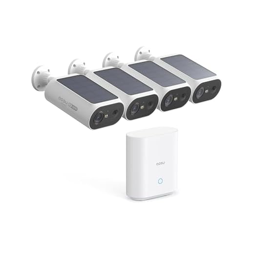 AOSU Wireless Solar Security Camera System