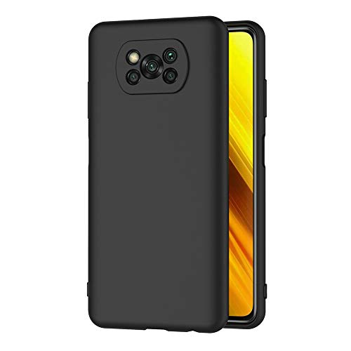 AICEK Cover Compatible Xiaomi Poco X3 NFC Cover Xiaomi Poco X3 NFC Nero