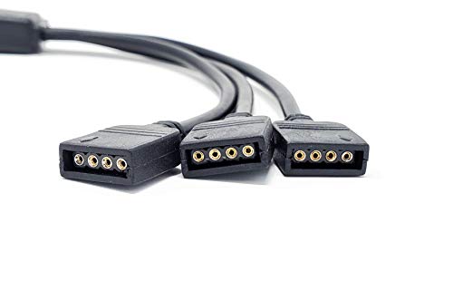 Image of Micro Connectors 1 to 3 RGB Splitter 50 cm Cable / 2-Pack