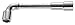 Stanley Proto Facom FF-75.1/4 Angled Open-Socket, Wrench, 6 Point