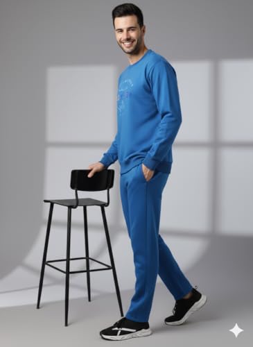 Image of Mack Jonney Graphic Print Track Suit for men | Co-ord Set | Warm Fleece Tracksuit Set | Full Sleeve Sweatshirt
