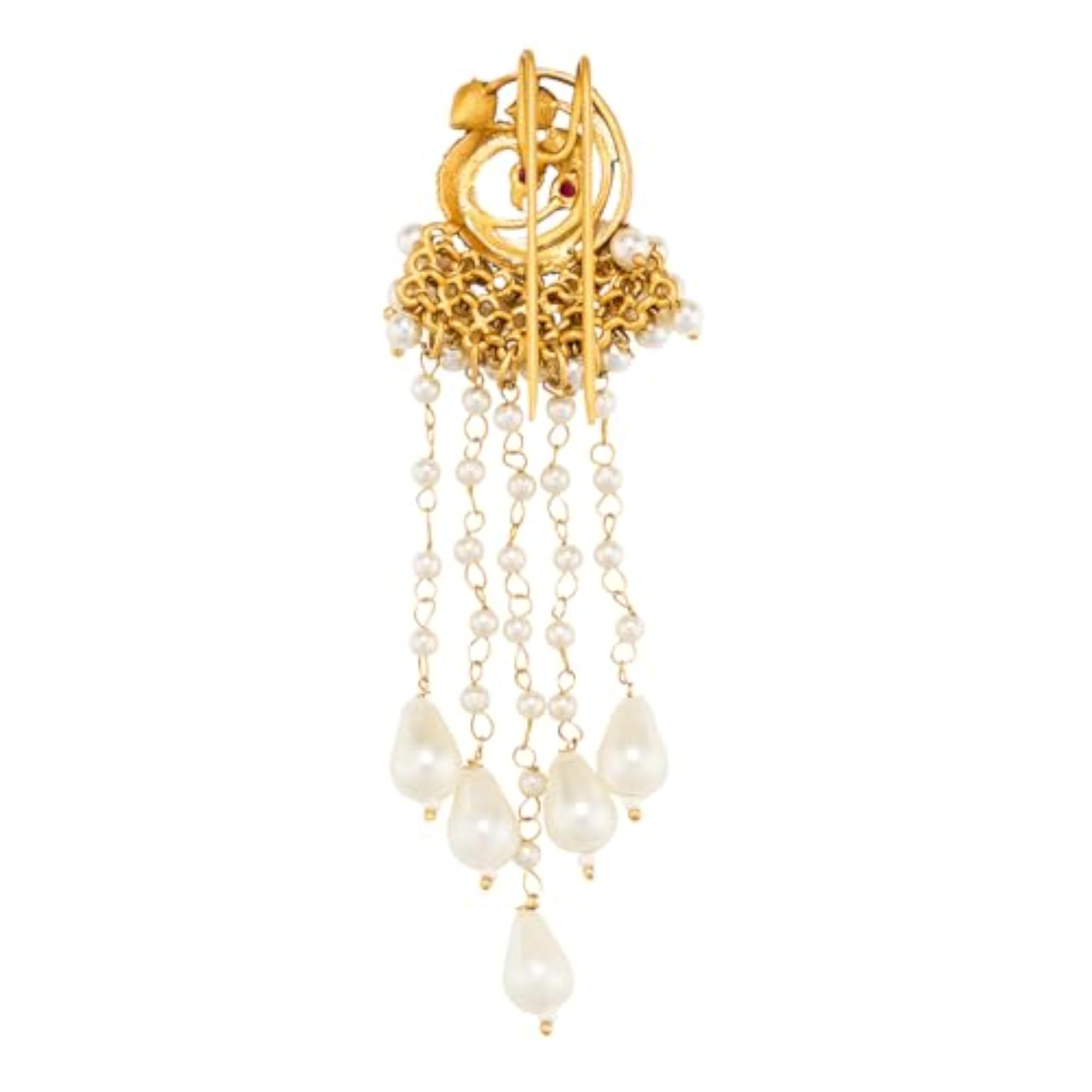 Malkin Gold Oxidised Peacock Judapin