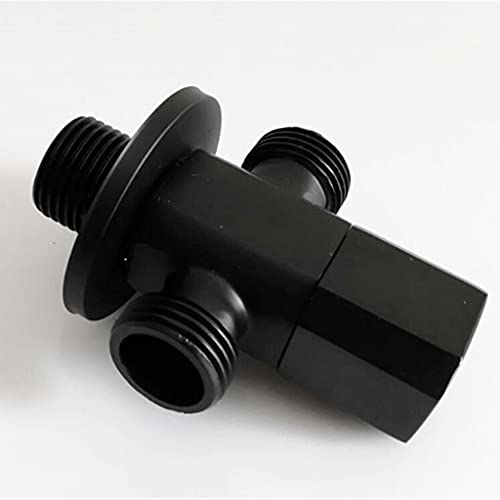 Válvula de ángulo de latón negro G1/2, la clave para un baño moderno y funcional 8