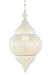 Produktbild Orientalische Lampe Pendelleuchte Weiss Layan 40cm E14 Lampenfassung | Marokkanische Design Hängeleuchte Leuchte aus Marokko | Orient Lampen für Wohnzimmer Küche oder Hängend über den Esstisch