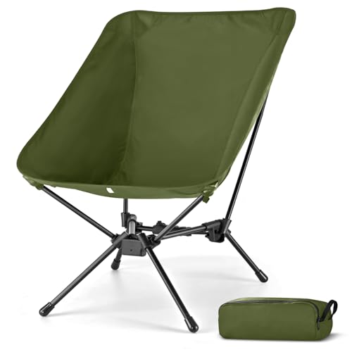 BITIANTEAM Camping Chairs- Lightweight Folding Backpacking...