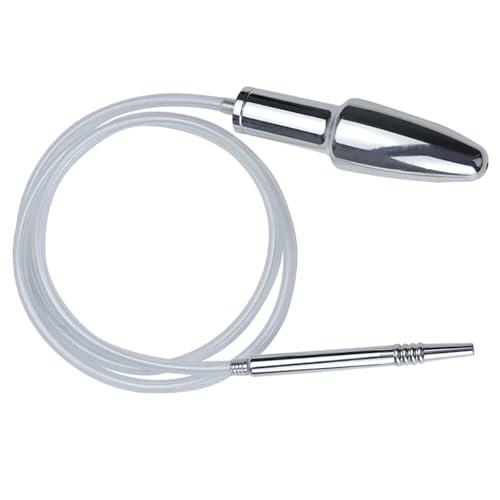 Juguete sexual SM de estimulación con tapón anal dilatador uretral hueco y catéter pene