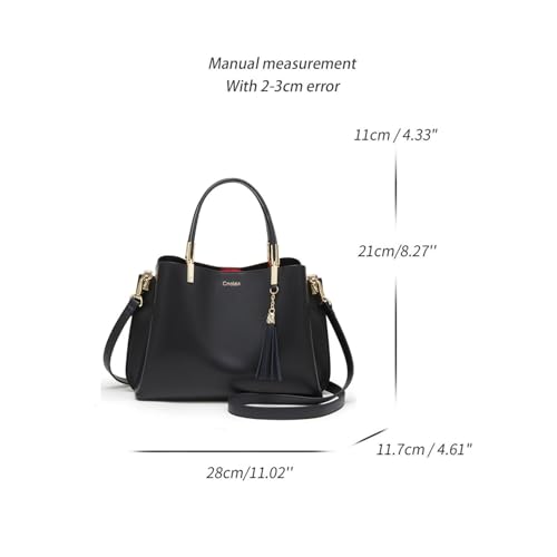 Image of Cnoles Handbags for Women Large Capacity Tote Shoulder Bags Ladies Handle Satchel Purse