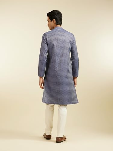 Image of DIWAS BY MANYAVAR Men's Art Silk Printed Kurta (1pc)