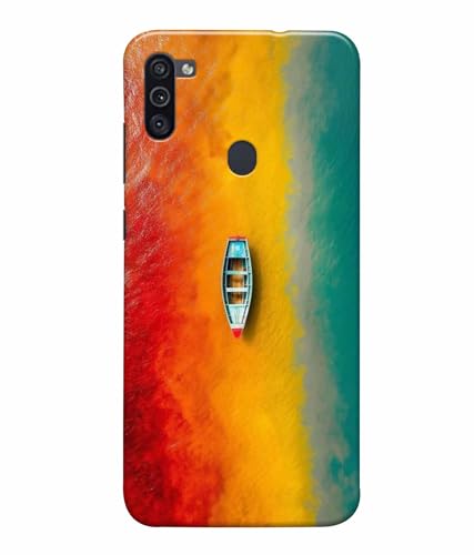 Image of Printed Hard Back Case Cover & Compatible for Samsung Galaxy M11 / Samsung Galaxy A11 | Nature Vector Art (Multicolor) - D1207