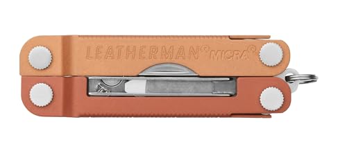 Image of LEATHERMAN, Micra, Keychain Multi-tool with Grooming Tools, Mini Pocketknife for Everyday Carry (EDC), Hobbies & Outdoors, Built in the USA, Pumpkin Spice