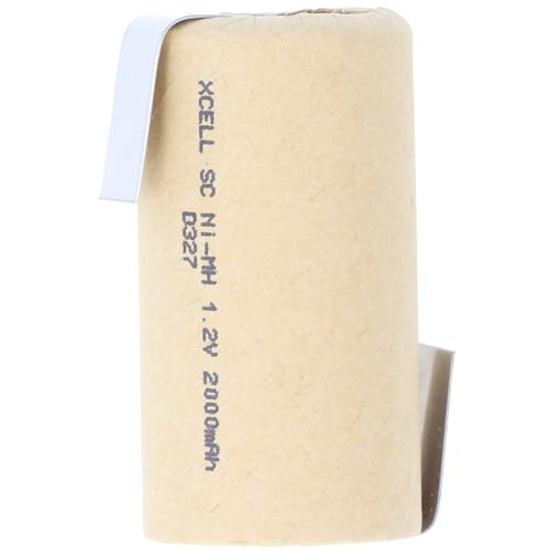 AccuCell Sub-C 2200 NiMH Batterie avec cosses à souder en forme de Z