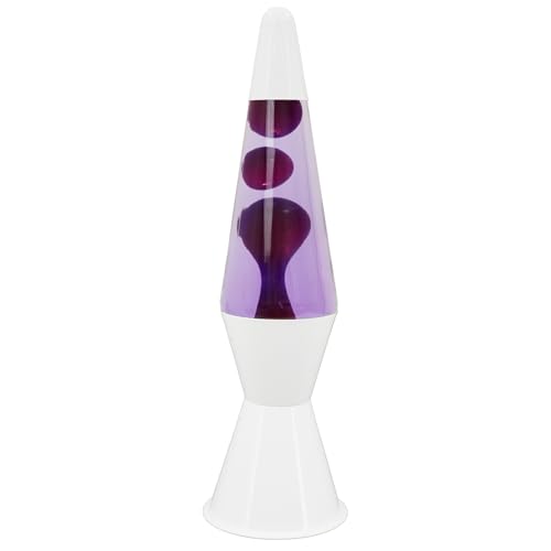 zhrisezlava 16IN Purple Magma Lamp, Liquid with Purple Wax Liquid Motion Lamp for Adults.