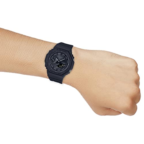 Image of Casio G-Shock GA-B2100-1A1DR Black Analog-Digital Dial Black Resin Strap Men's Watch Tough Solar Bluetooth G1242