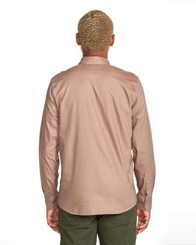 Image of Volcom Men's Long Sleeve Woven Button-up Shirt, Casual Or Dress Shirt for Work & Everyday Wear