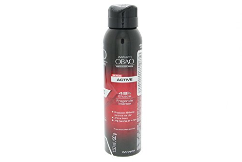 Obao Mens Active Deodorant Spray 150ml - Desodorante Aerosol para Hombre (Pack 2) miniatura 4