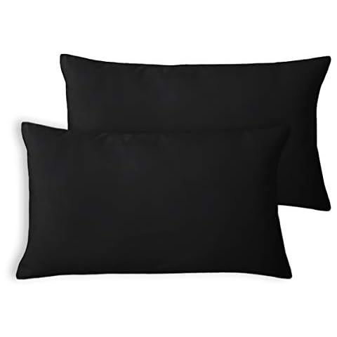 Encasa Homes Housses de Coussin Velours Cover