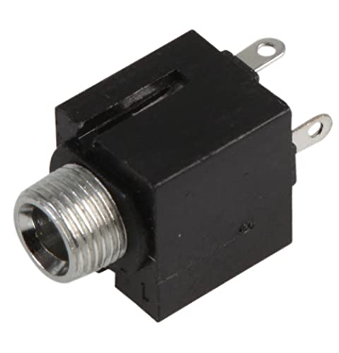 PRO SIGNAL PS11590 3.5mm Stereo Panel Jack Socket, Solder Tags, Pack of 10