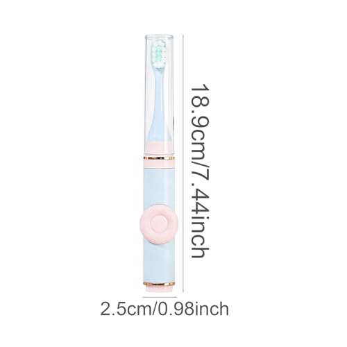 Cepillo de dientes de viaje con compartimento para pasta recargable pack de 2 6