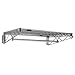 Eagle Group C1848-WGRT Wall Mounted Gowning Rack with Hanger Tube, Chrome Finish, 48" Length, 18" Wide