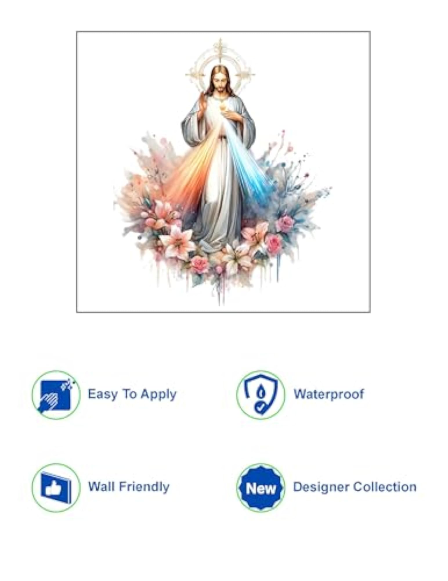 Byte Studio Divine Jesus Christ Wall Sticker