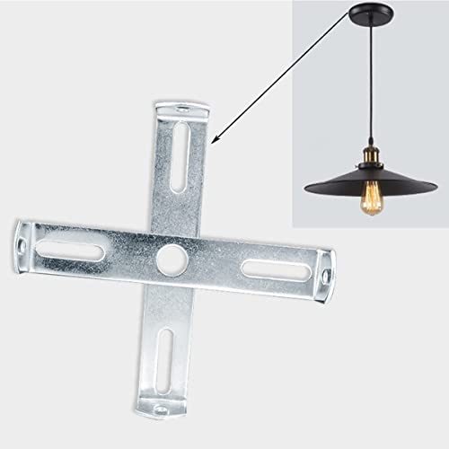 Image of 4Pieces Light Fixture Mounting Bracket for Ceiling Pendant Light Crossbar Kit Sconce Mounting Plate with Screws