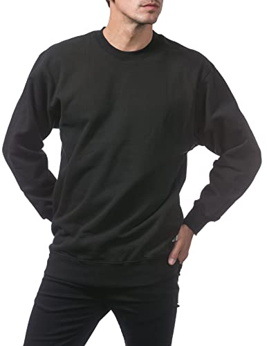Pro Club Men's Heavyweight 13oz Crew Neck Fleece Pullover Sweatshirt3