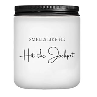 Personalized Wedding Gifts for Bride, Funny Engagement Present - 3.5 Oz Vanilla Scented Engaged Candle, Couple Gift for Wedding, Engagement, Anniversary