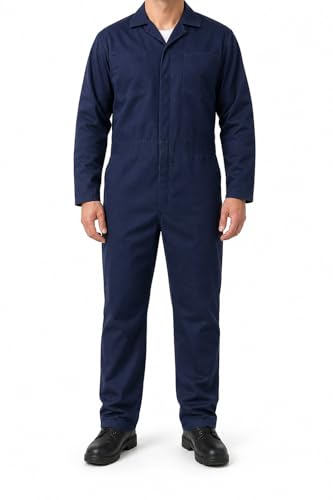 JPXH Blue Adult Jumpsuit Coveralls Halloween Navy Costume for Men