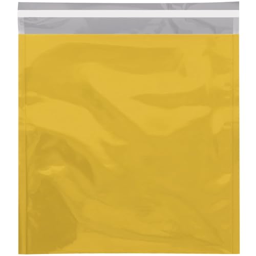 10.75 x 13 in. Gold Metallic Glamour Mailers - Case of 250