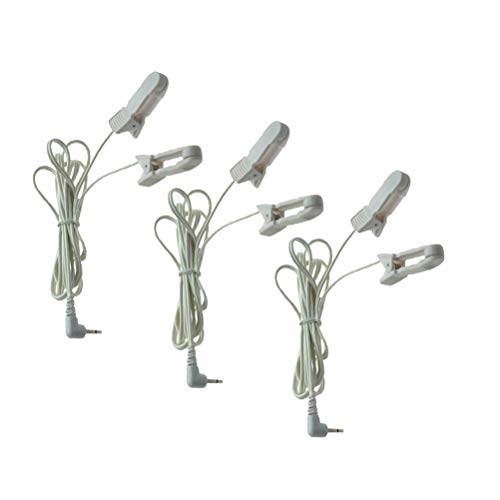 ABOOFAN 3 peças de choque elétrico Pluse Clímax Masturbação mamilo grampos labiais grampos brinquedo