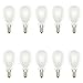 Produktbild 10er-Pack 4W LED Lampe in Tropfenform mit E14-Sockel,Dimmbar,Ersetzt 30 Watt,G45 LED Filament Tropfen Lampe,Warmweiß 2700K,Mattglas