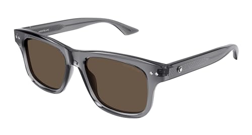 Montblanc Men's Mb0319s Sunglass Man Recycled Acetate Sunglasses, Multi-Colour, Colourful, Einheitsgröße