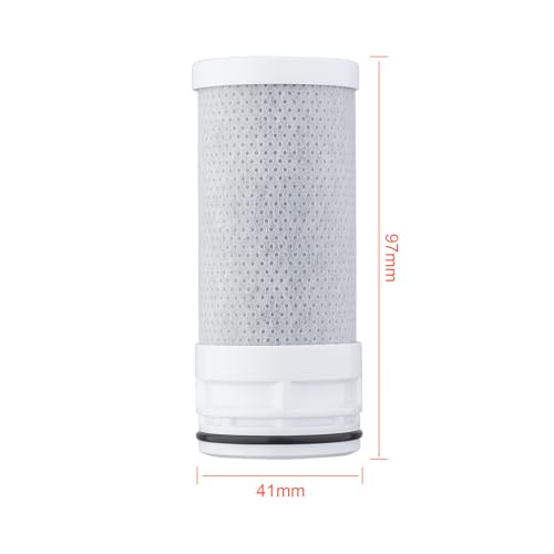 Ibergrif M91007-1 Carbon Block Faucet Replacement Filter, Reduces Chlorine, Heavy Metals and Bad Taste, 3 Pack - Image 2