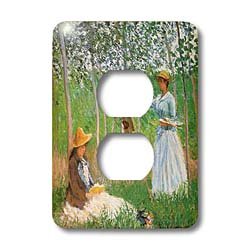 Frente de enchufe artístico Claude Monet un regalo cultural único