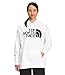 The North Face Womens Half Dome Pullover Hoodie Sweatshirt, TNF White/TNF Black, Large