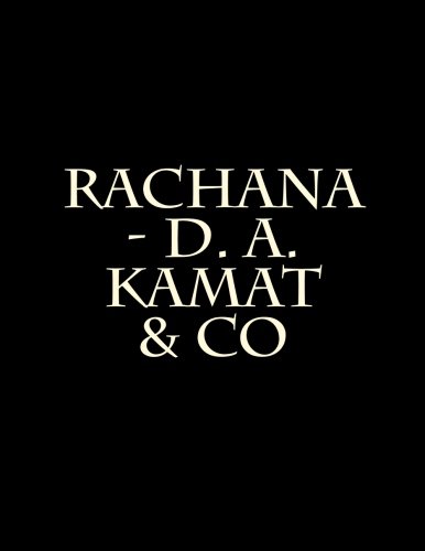 Rachana - D. A. Kamat & Co