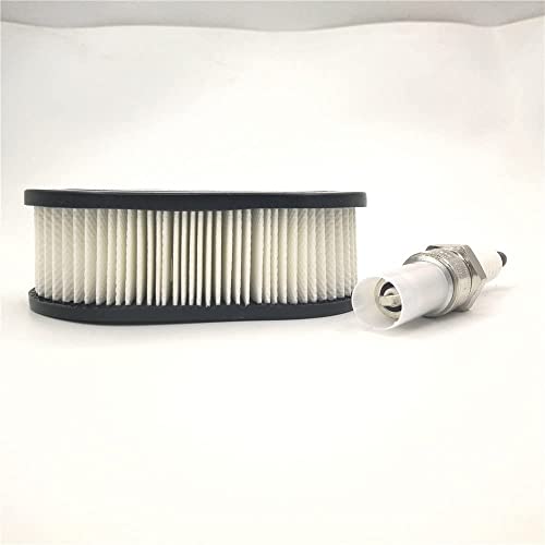 Tool Parts Oval Air Filter With Spark Plug For Troy-Bilt Tb110 Tb115 Tb200 Tb230 Tb330 Tb370 Walk-Behind Lawn Mower : Garden & Outdoor #TOP1