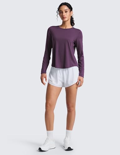 Image of CRZ YOGA Lightweight Crewneck Long Sleeve Top