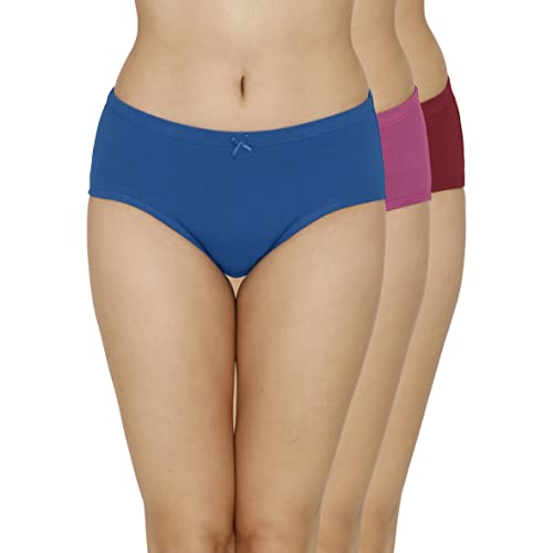 Image of Amante Inner Elastic Cotton Hipster Panty Pack- Pack of 3
