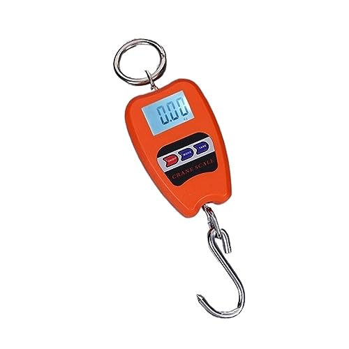 SGeneE Portable Digital Crane Scale Hanging Scale 200kg/441lb Digital Industrial Heavy Duty Crane Scale Digital Scale Applicable Hunting Farm Construction