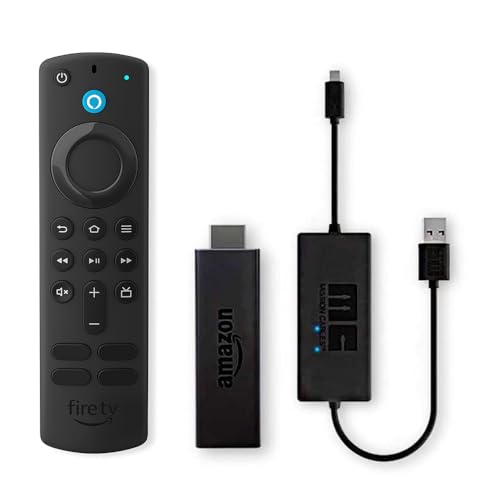 Fire TV Stick mit Alexa-Sprachfernbedienung + Mission-USB-Ladekabel (kein Wechselstrom-Ladeadapter erforderlich)