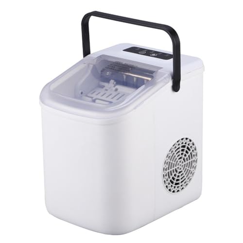 FaosTEQ Household Ice Makers Countertop, Portable Ice Maker Ice Machine, Bullet Ice Cubes Maker, 20lbs in 24hrs, Self-Cleaning Ice Machine for Kitchen Office Bar,Europeanstandard220V~50Hz
