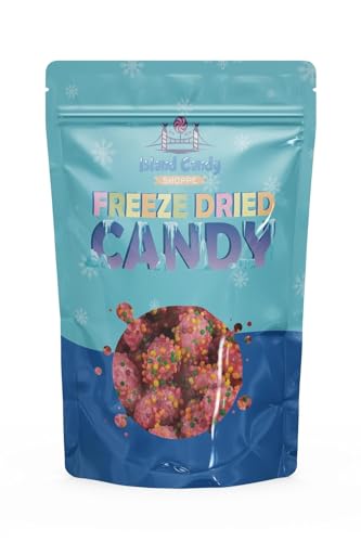 Island Candy Shoppe Freeze Dried Gummy Clusters (3 oz) - Premium Freeze Dried Crunchy Candy For An Enhanced Flavor (Original Rainbow)