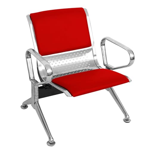 SaryEdge Comfortable Yellow Reception Bench – Stylish Chair for Office, Airport, Bank, Lounge & Conference Room – Perfect Guest Seating Solution,