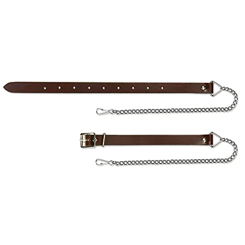 The Celtic Croft Quality Leather Sporran Chain Strap (Large (38
