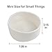 Small Basket, Set of 3 Small Woven Baskets, Cotton Rope Baskets for Organizing, Cute Mini Tiny Baskets for Nursery, Decorative Boho Round Storage Basket Bathroom Organization Bin