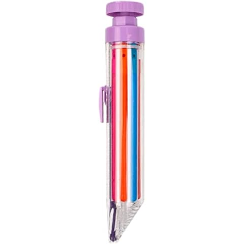 8 in 1 Retractable Multicolour Crayons Pens Cover