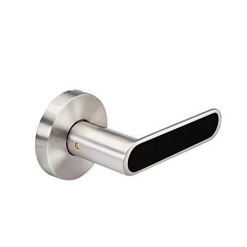 Yale Security D553LN Kincaid BK, Satin Nickel Dummy Lever Lock