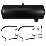 Black Gas Tank Fuel Tank Aluminum Cylinder 6 x 18' Center Fill 2 Gallon minibike gas fuel tank For Golf Cart ,Motorcycle ,Dune Buggy ,mini bike ,go kart
