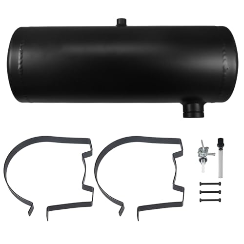 Black Gas Tank Fuel Tank Aluminum Cylinder 6 x 18"